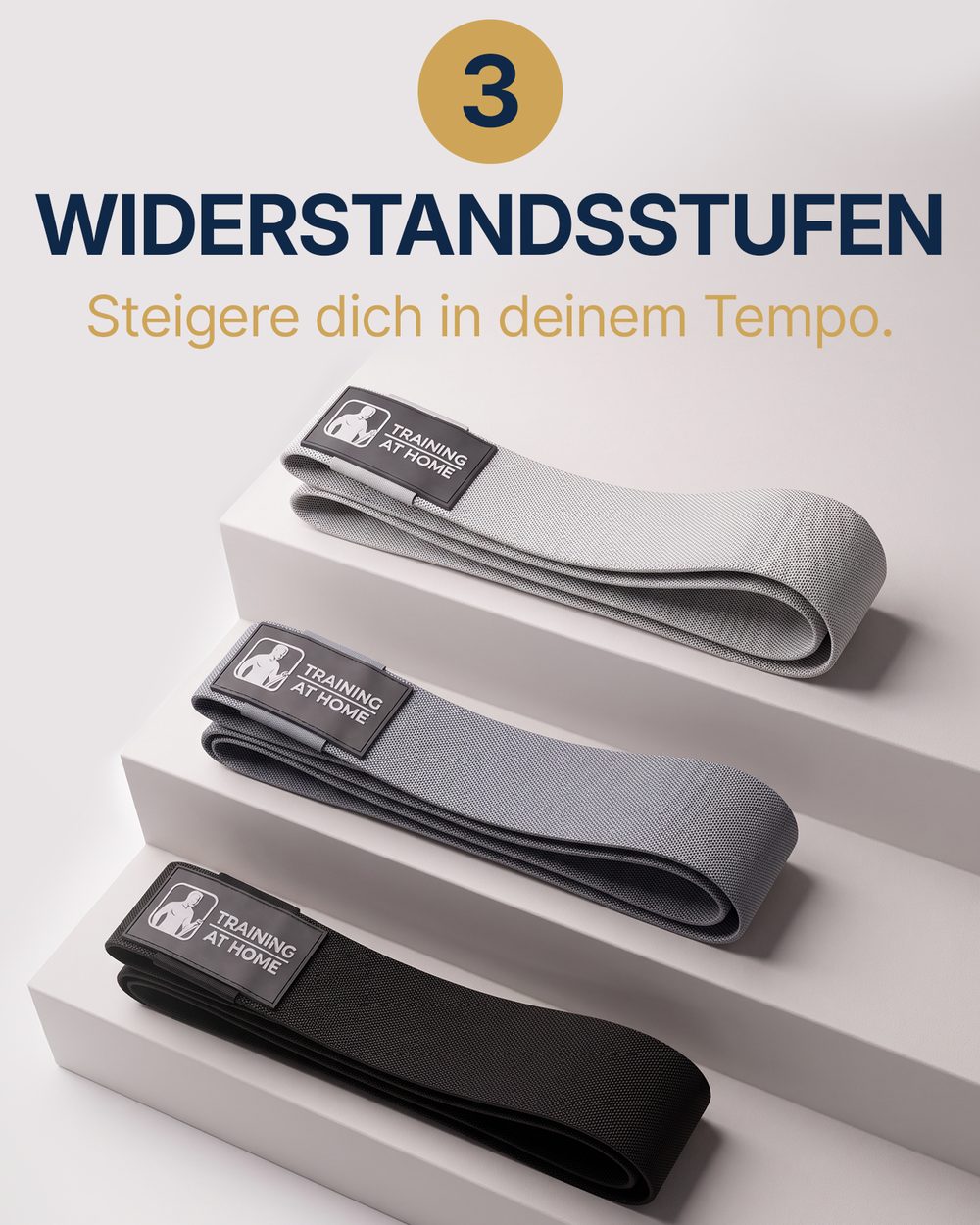 3 Widerstandsstufen – steigere dich in deinem Tempo