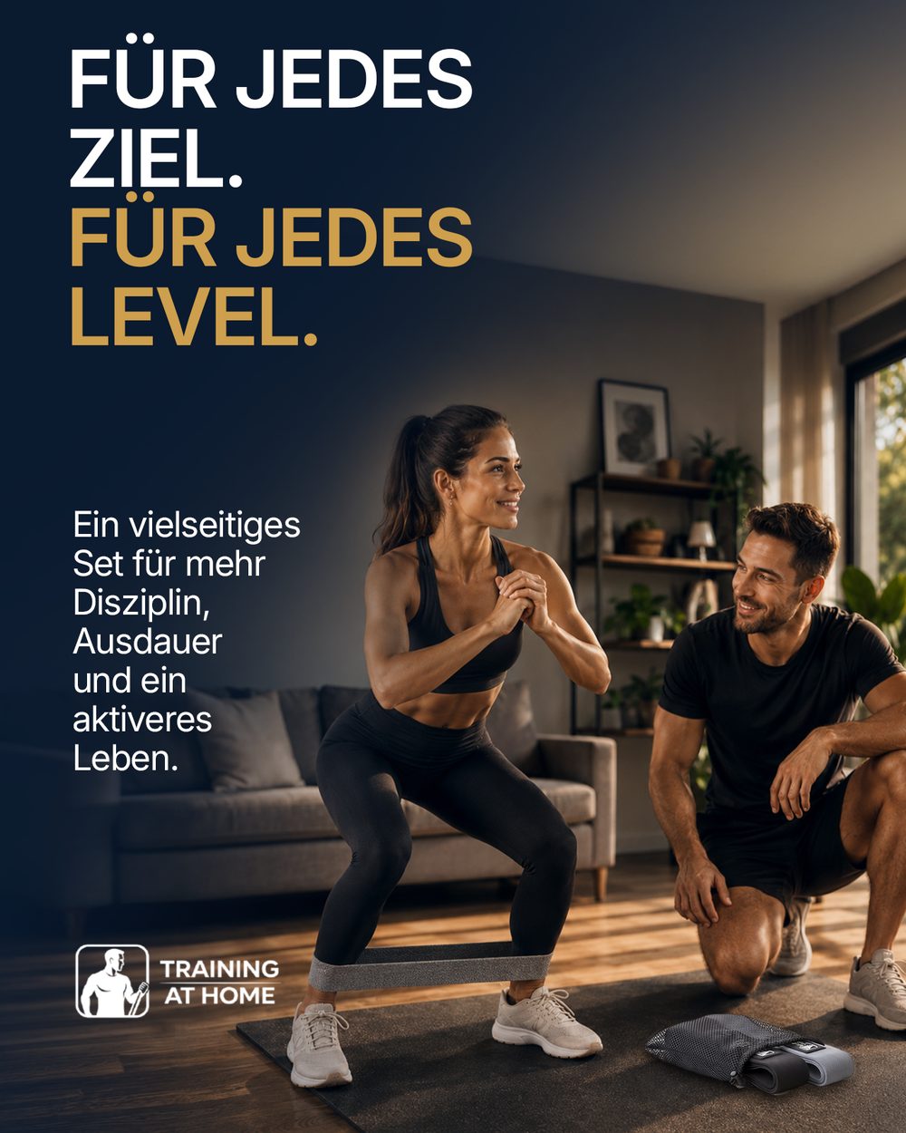Für jedes Ziel. Für jedes Level. – Training mit Mini Loop Band zuhause
